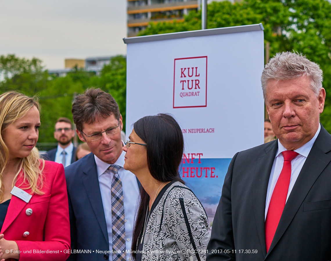 11. Mai 2017 - Grundsteinlegung für die LOGE und dem Kulturquadrat in Neuperlach
